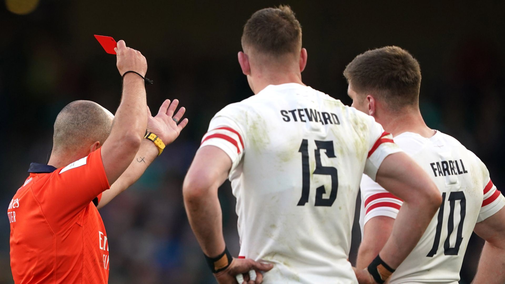 England's Steward has Six Nations red card rescinded