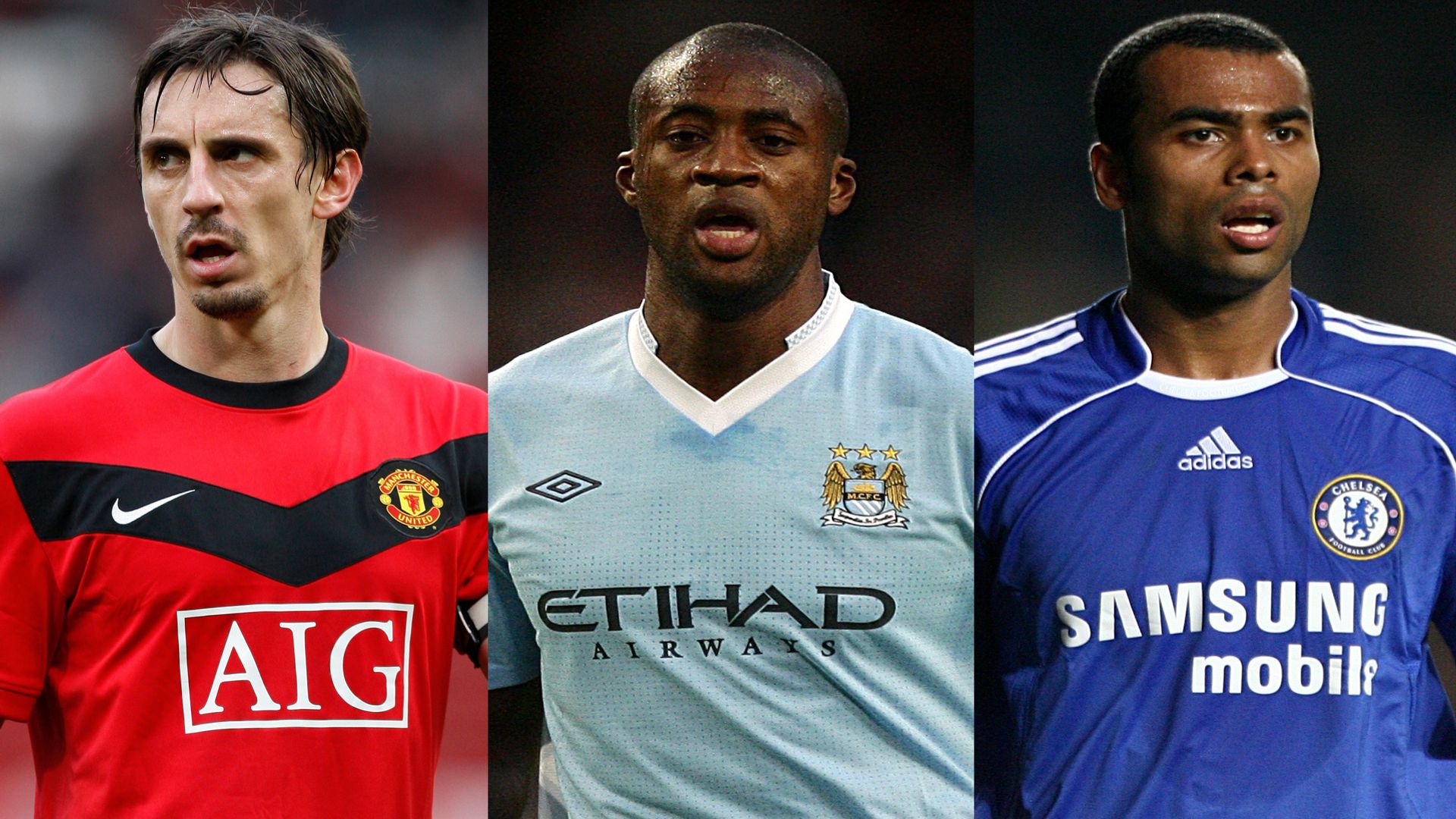 Neville and Toure on 15-player shortlist for PL Hall of Fame