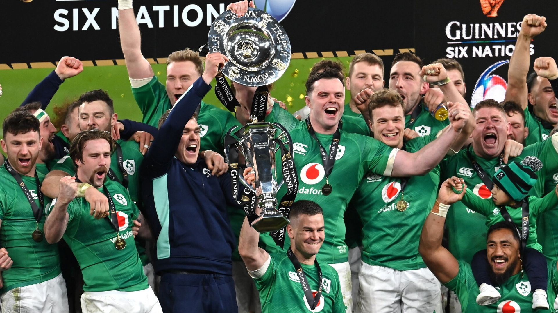 Ireland claim historic Grand Slam in Dublin against 14-player England