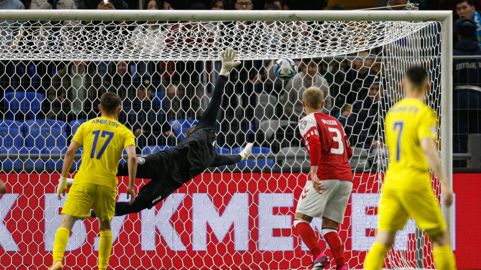 Euro 2024 qualifying round-up: Denmark shocked by Kazakhstan comeback