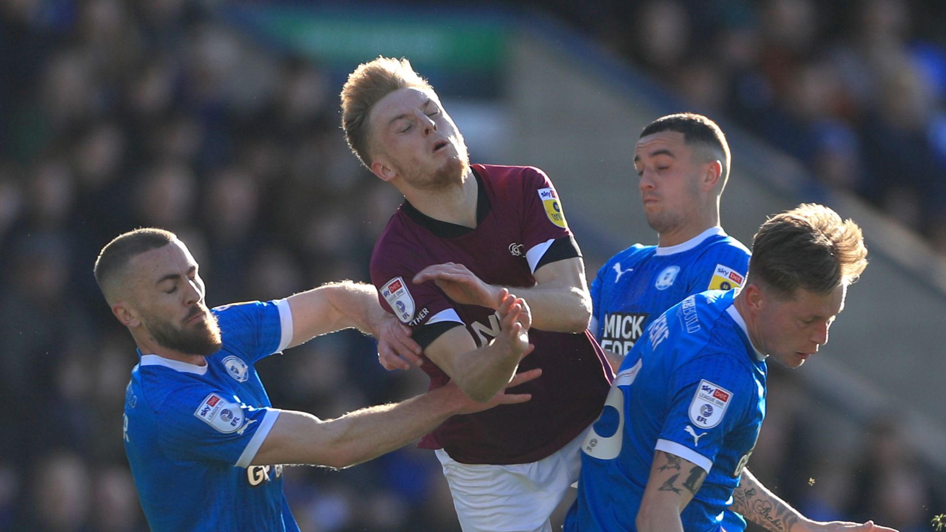 EFL goals, round-up: Posh beat Derby; Exeter score five