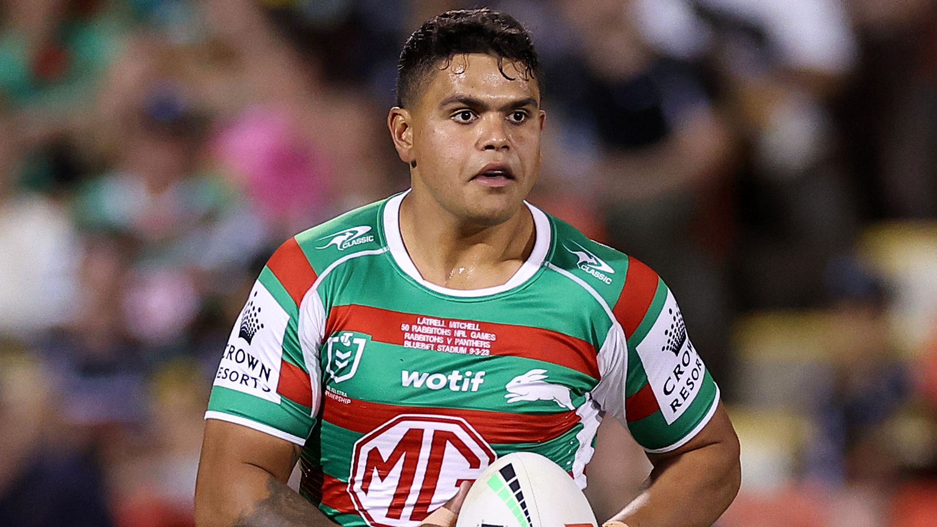 NRL opens investigation after Rabbitohs' Mitchell allegedly racially abused