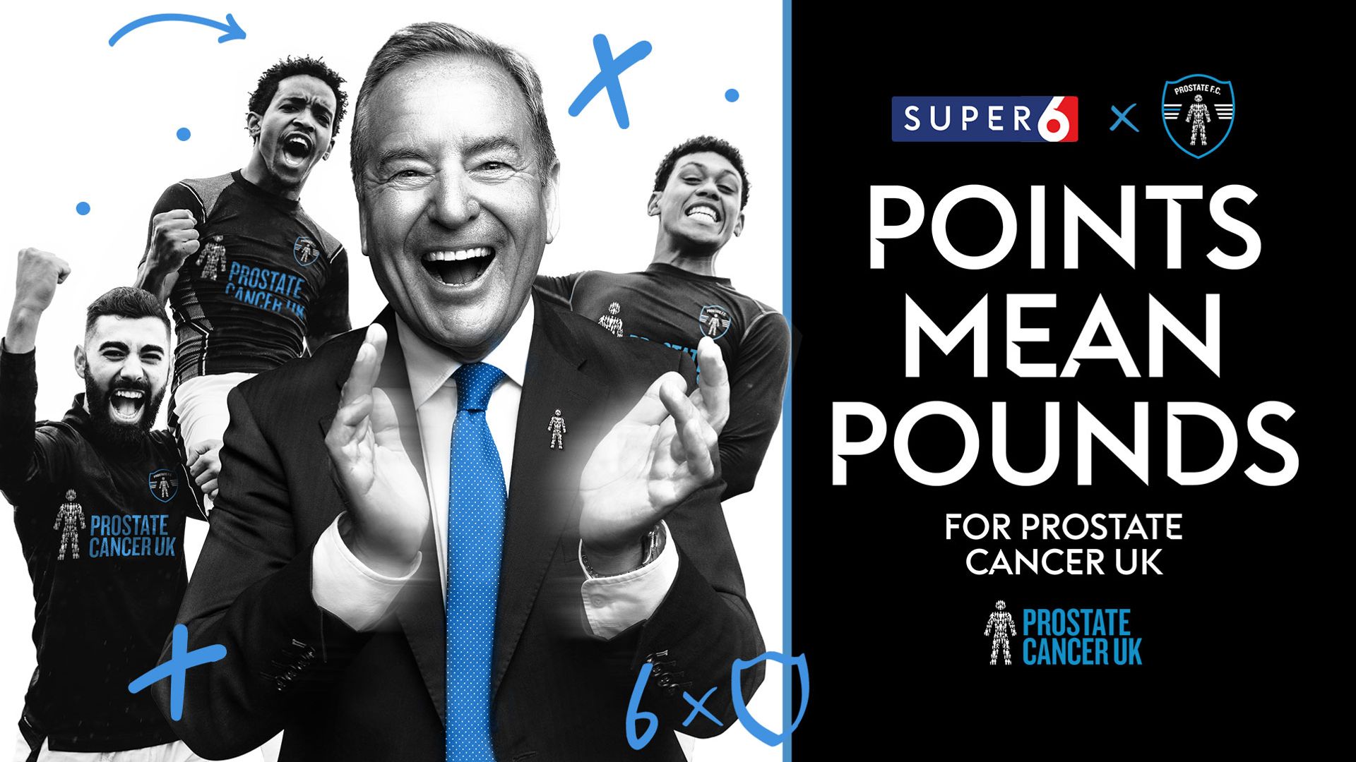 Super 6: Points Mean Pounds for Prostate Cancer
