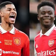 Bukayo Saka and Marcus Rashford were celebrated at the Football Black List awards