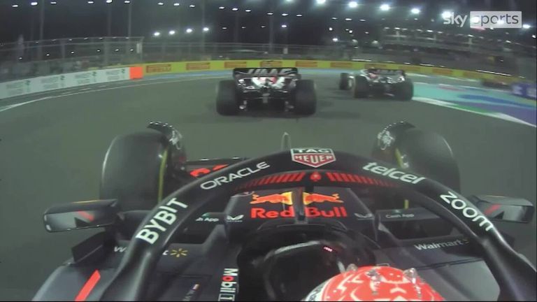 See all of Verstappen's overtakes at the Saudi Arabian Grand Prix where he started in P15 and finished second