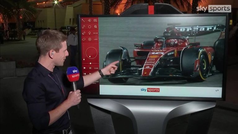 Anthony Davidson was at the SkyPad to look back on what issues were caused by debris flying off Charles Leclerc's Ferrari in qualifying.