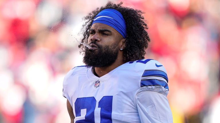 Former Dallas Cowboys running back Ezekiel Elliott was drafted fourth overall by the team in 2016