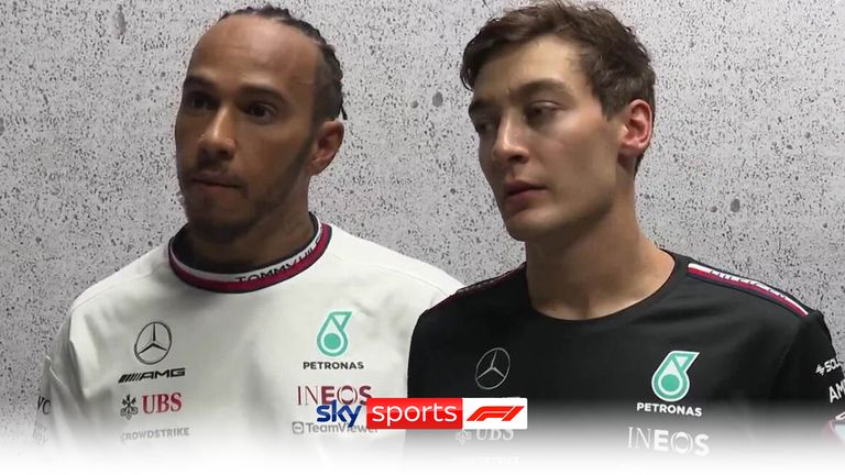 George Russell y Lewis Hamilton dicen que esperan 