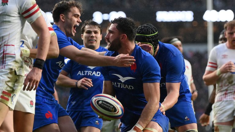 Charles Ollivon scored twice as France destroyed England at Twickenham for a first Six Nations win in the stadium since 2005