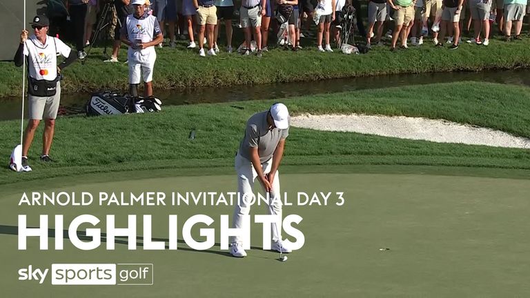 Highlights from the third round of the Arnold Palmer Invitational at the Bay Hill Club.