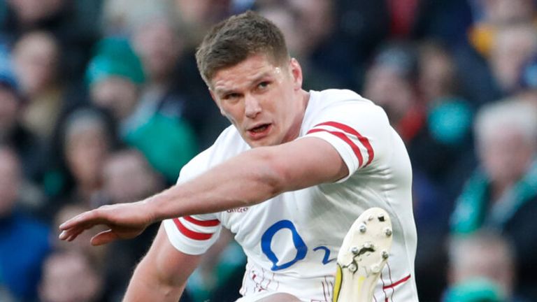 Owen Farrell kicked England into an early 6-0 lead with two penalties