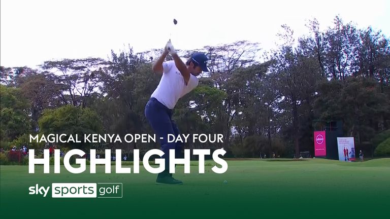 Highlights from the final round of the Magical Kenya Open at the Muthaiga Golf Club.