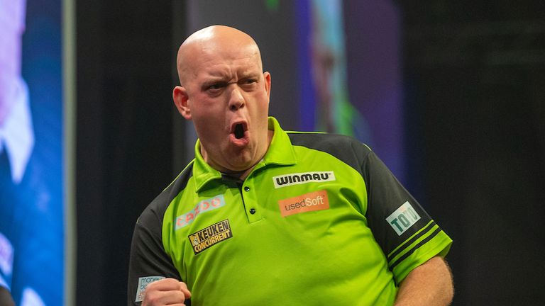 Michael van Gerwen defeated Josh Rock in the Players Championship 7 final on Sunday