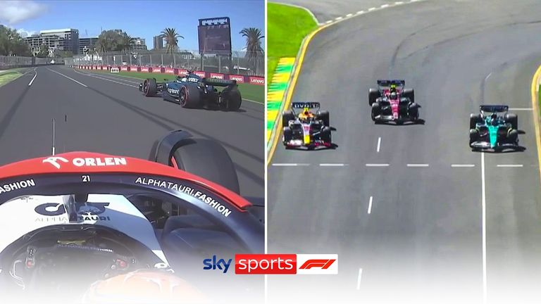A number of drivers narrowly avoided crashing as opening practice was halted at the Australian Grand Prix
