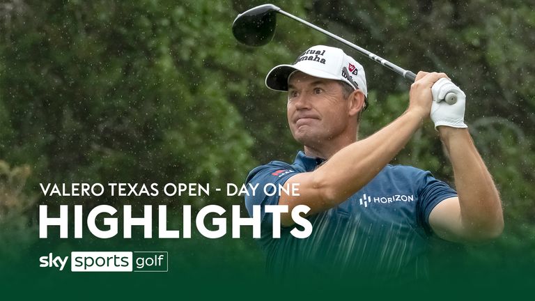 Highlights from day one of the Valero Texas Open from the TPC San Antonio in San Antonio, Texas