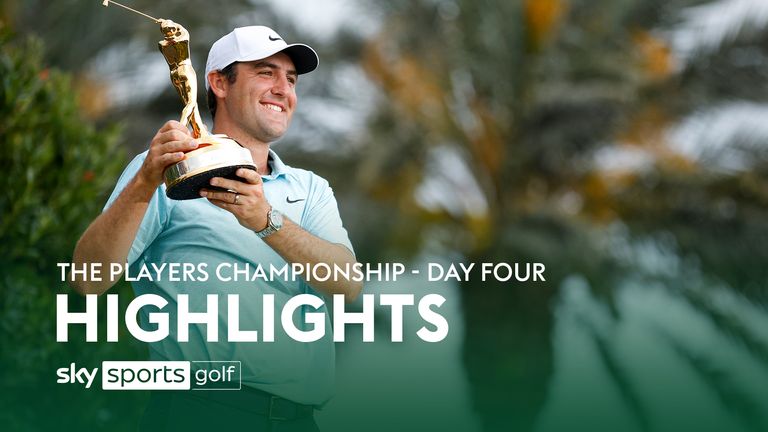 Highlights from the final round of The Players Championship at TPC Sawgrass, where Scottie Scheffler dominated the field