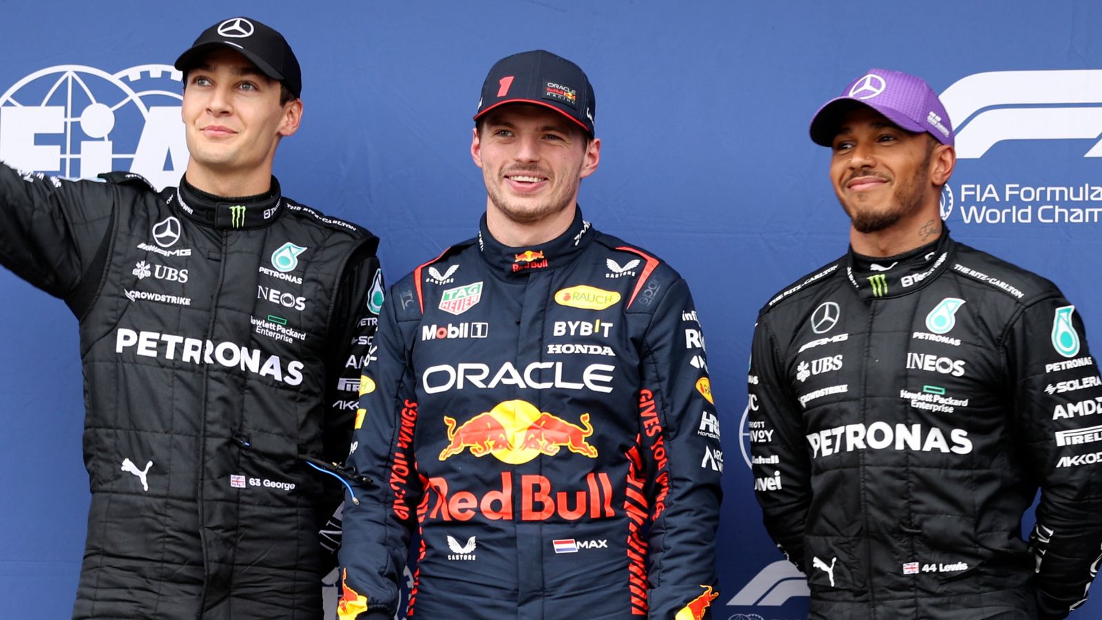 Australian GP Qualifying: Max Verstappen beats Mercedes duo George Russell and Lewis Hamilton to pole