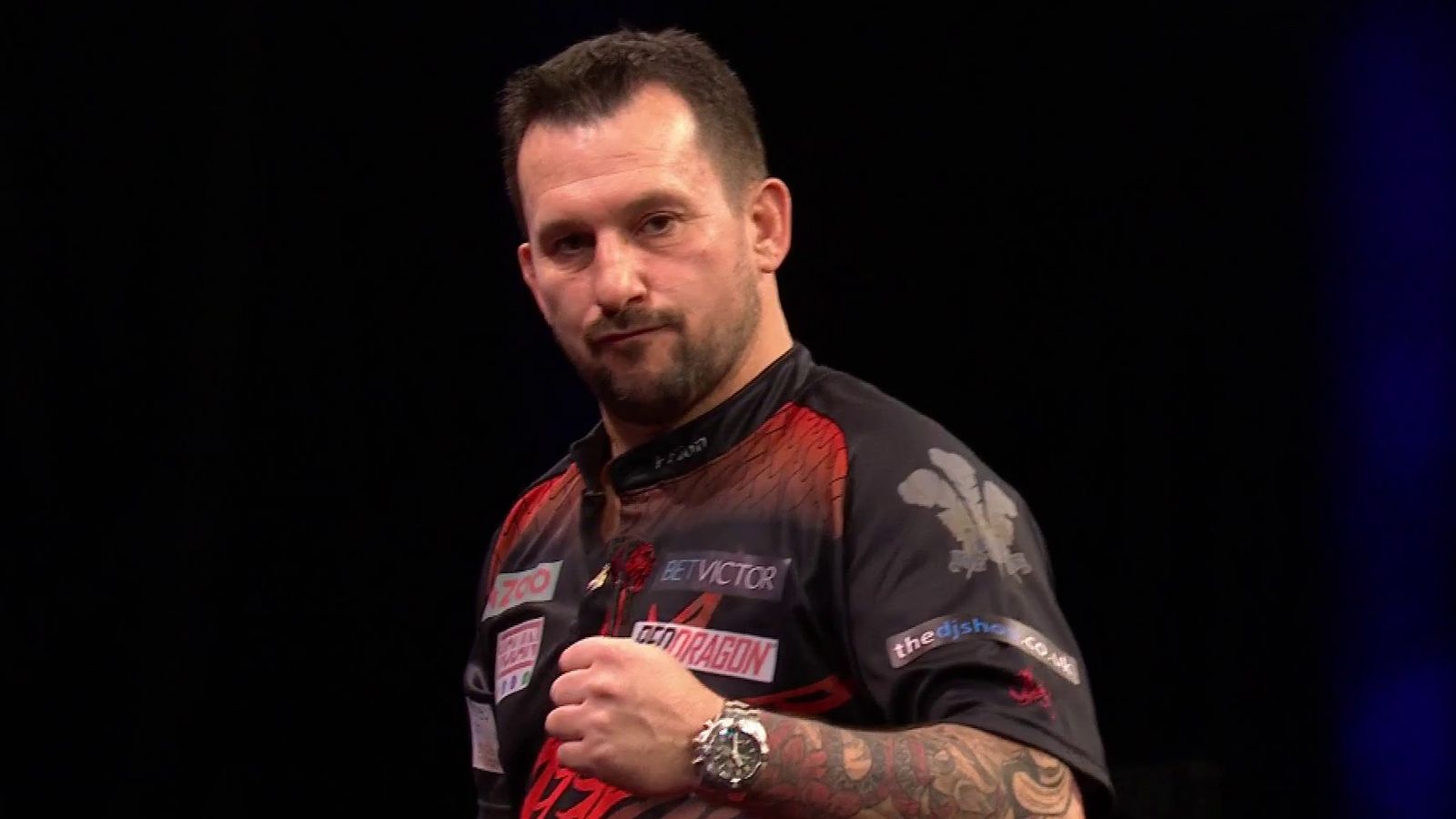 Premier League Darts 2023 Jonny Clayton defeats Peter Wright in