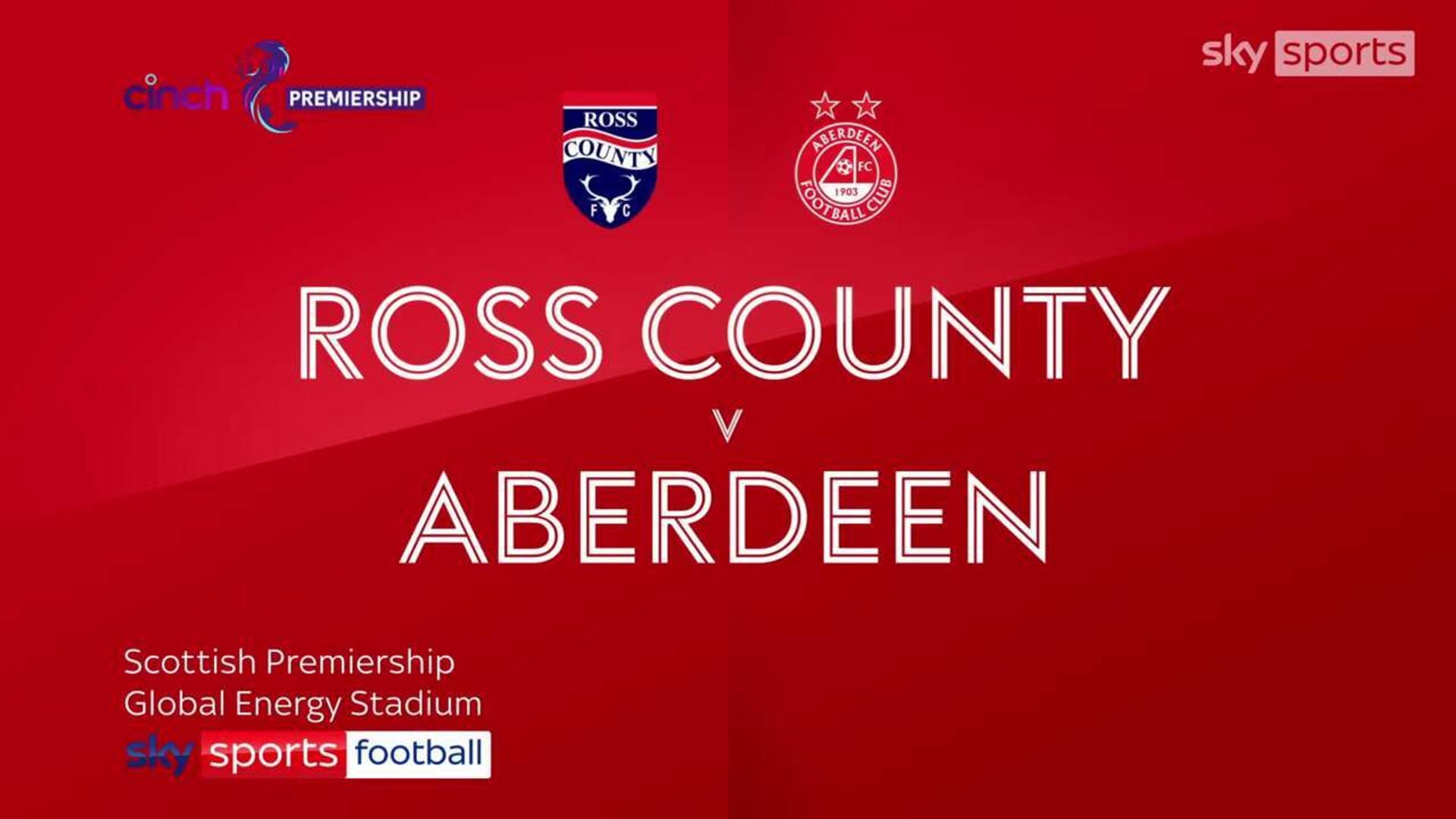 Ross County 0-1 Aberdeen