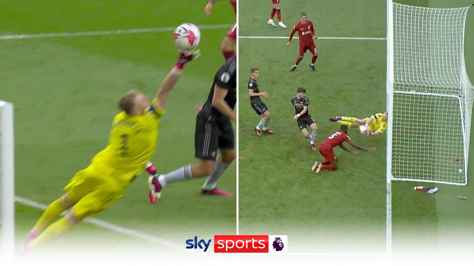 Ramsdale heroics save Arsenal at Anfield | Miraculous pair of stops!