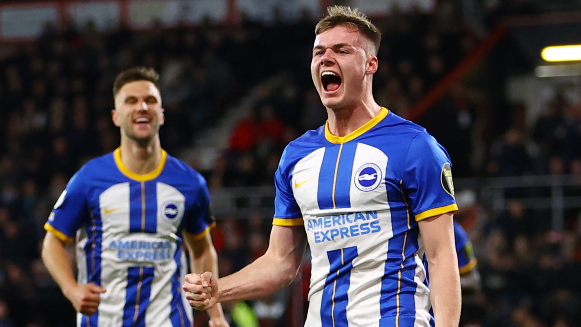 Brighton hunting down top four after Bournemouth win
