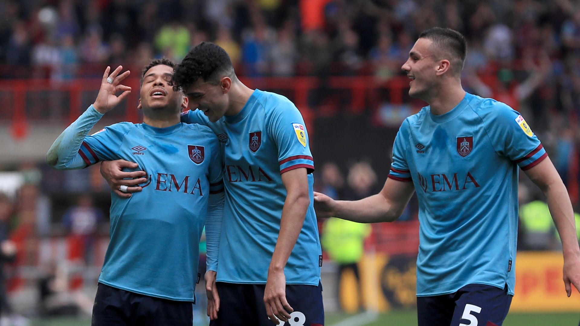 Champions Burnley win at Bristol City