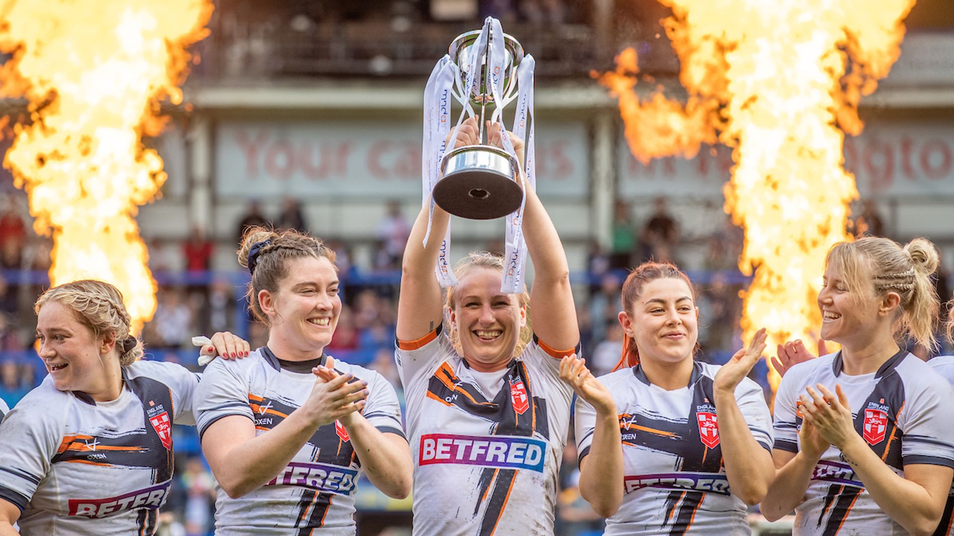 Burke scores four as England run riot against France