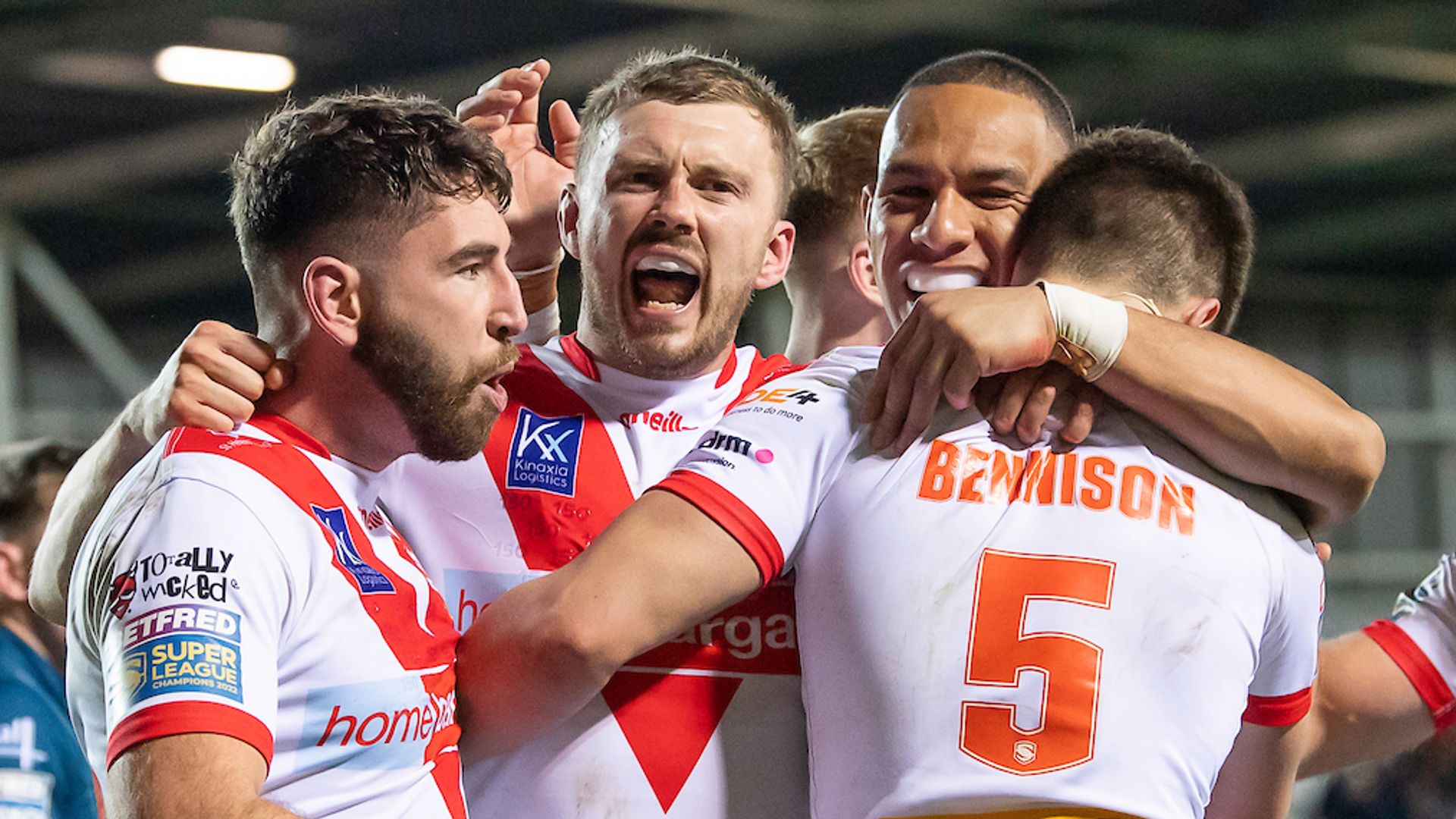 Five-try St Helens stun Warrington Wolves