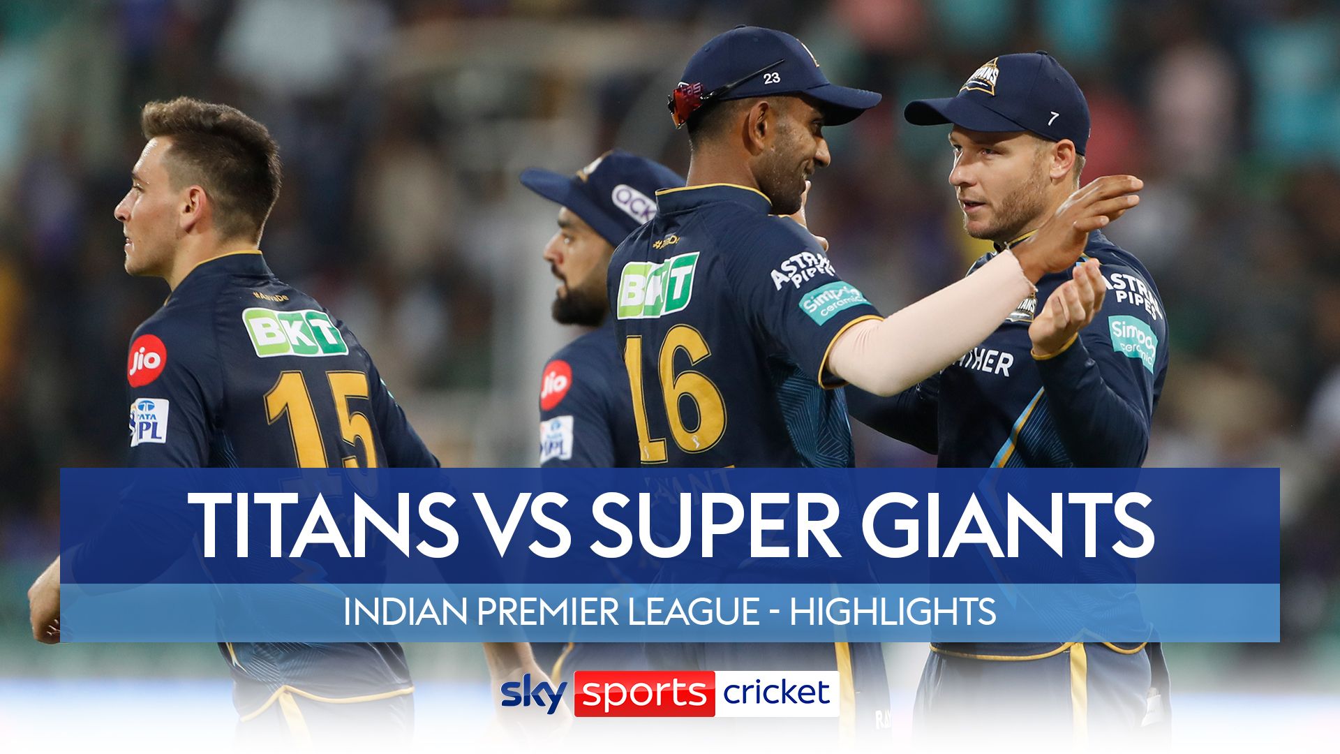 Titans take four wickets off four balls in final over to beat Super Giants