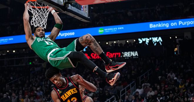 Hawks vs Celtics series gets exciting as Jayson Tatum and Brown bulldoze  Hawks with 45 points