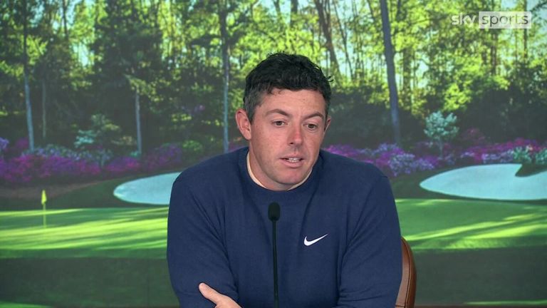 Rory McIlroy has played down the ongoing feud between competing golf tours and thinks it's great that the best players in the world are all taking part in the Masters.