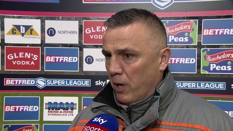 Castleford Tigers interim head coach Andy Last says 'it gives us a little bit of breathing space after a hard fought victory over Wakefield Trinity in the Super League