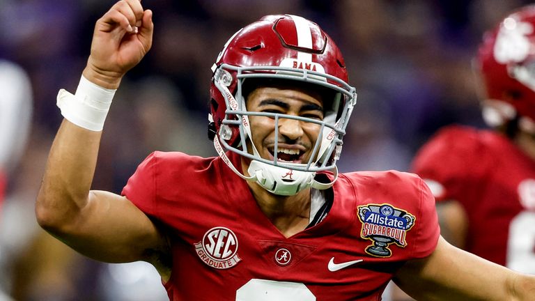 Alabama quarterback Young is expected to be drafted with the No 1 overall pick by the Carolina Panthers