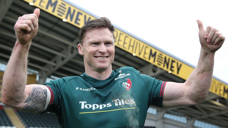 Chris Ashton is the first man to score 100 tries in Premiership rugby