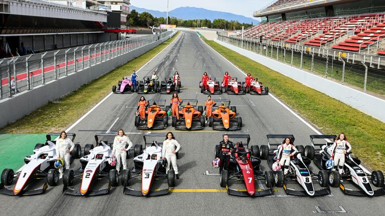 La temporada inaugural de F1 Academy comienza con cinco equipos y 15 pilotos (Crédito: F1 Academy)