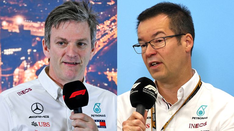 James Allison and Mike Elliott have swapped roles in a Mercedes reshuffle