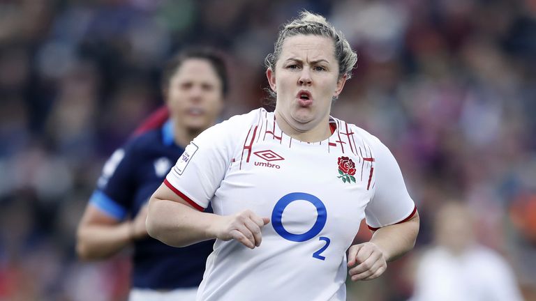 England captain Marlie Packer will be looking to lead her side to a third successive victory in the Six Nations
