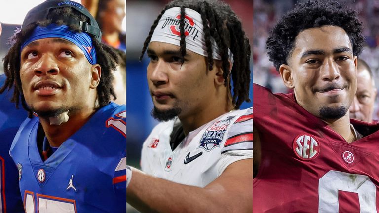Anthony Richardson, CJ Stroud and Bryce Young are projected as the top quarterback prospects in the 2023 NFL Draft