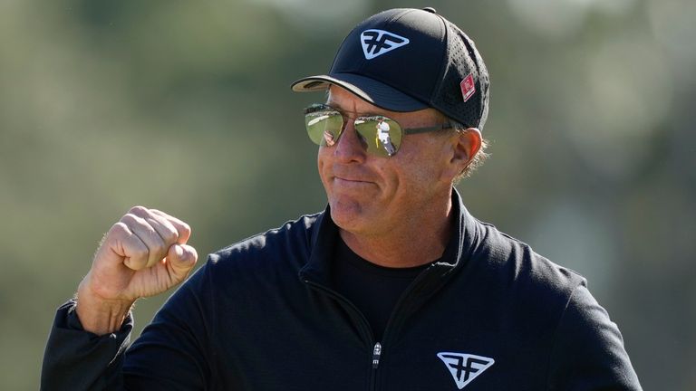 Phil Mickelson, one of the first players to defect to the LIV Tour, is ranked seventh on the list