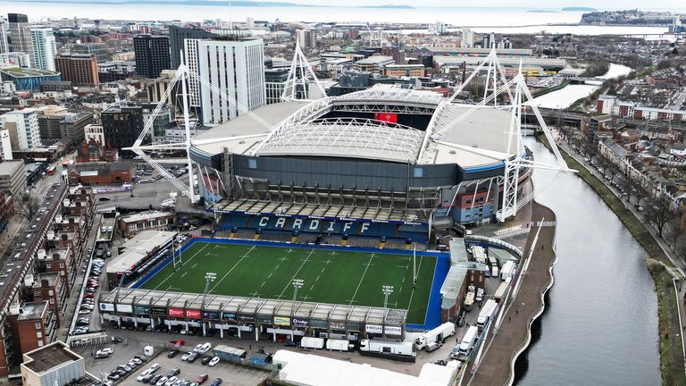 Over 8,000 tickets have been sold for the top-of-the-table clash at Cardiff Arms Park
