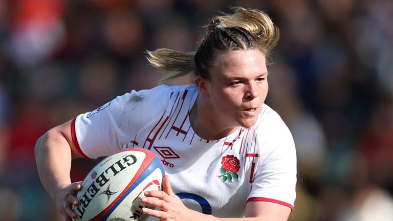 Sarah Bern is excited to play in front of a record Wales home crowd for England in the Women's Six Nations on Saturday