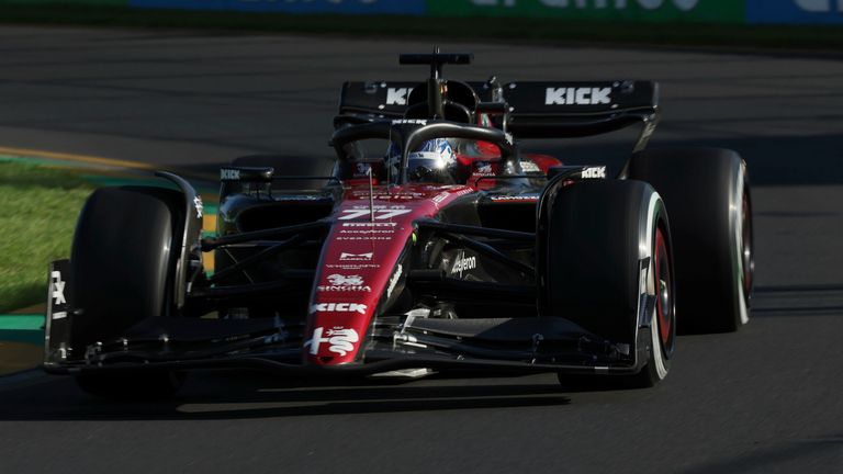 Alfa Romeo scored just two points as they lost out during a red flag
