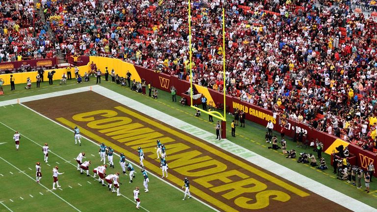 Commanders play at home at FedEx Field