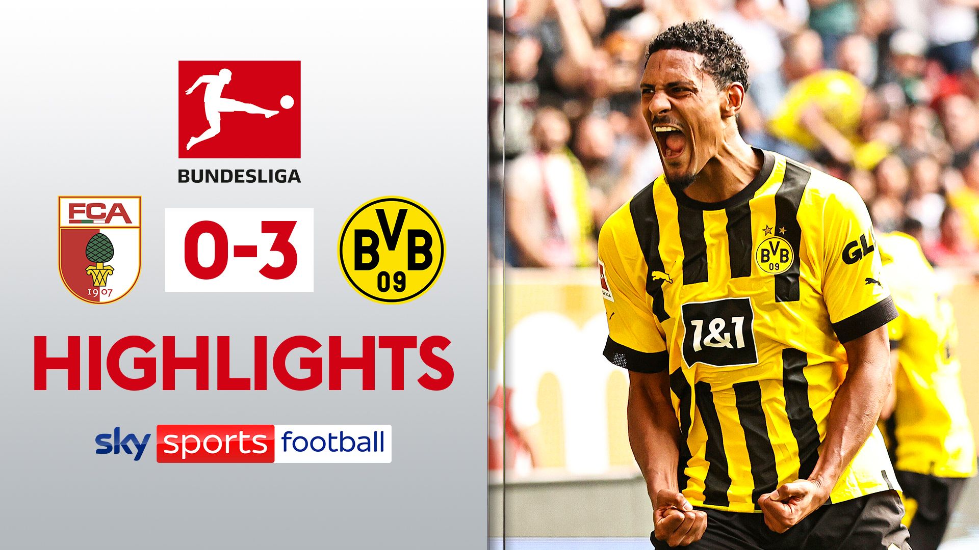 Haller double puts Dortmund closer to Bundesliga title