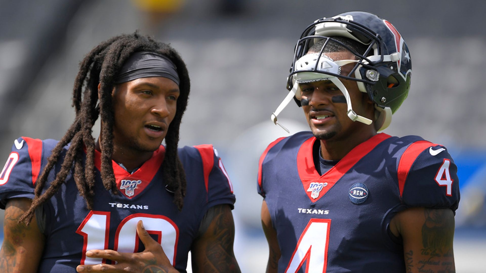 Browns' Watson makes pitch to reunite with Hopkins in Cleveland