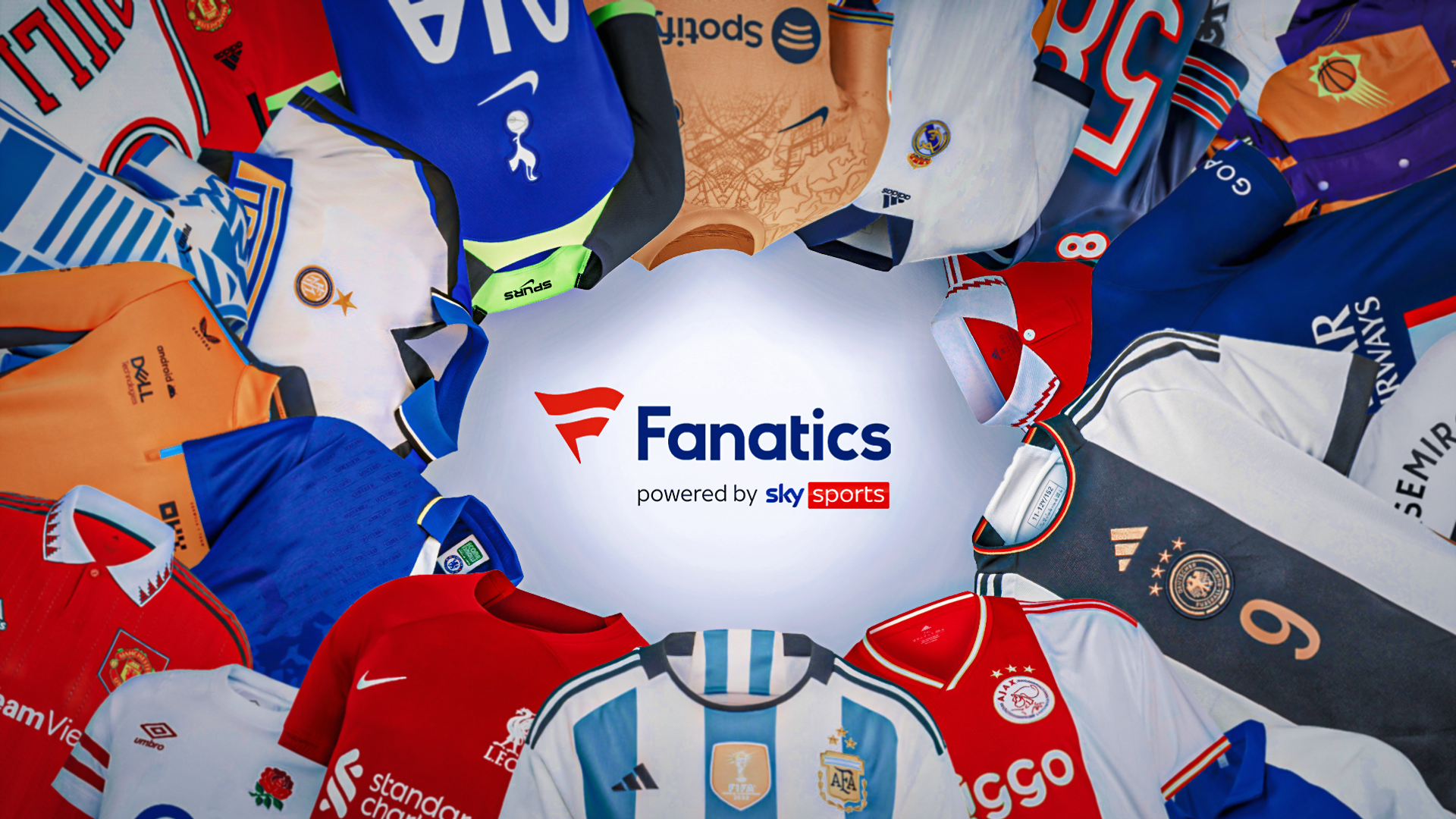 'Welcome to the kit room' - Sky Sports and Fanatics launch new online shop
