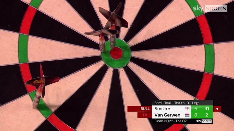 Smith's incredible 91 finish had the O2 on the edge of their seats.  The delayed reaction was even better!