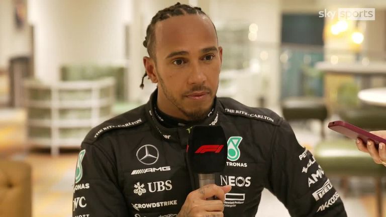 Lewis Hamilton appeared depressed after his Mercedes performance during Friday's practice session at the Miami Grand Prix.