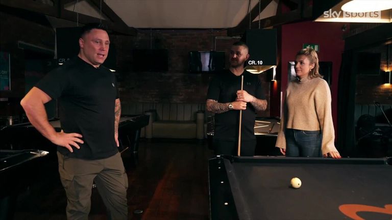 Look back at the time when Price took on Mosconi Cup winner Jayson Shaw at pool