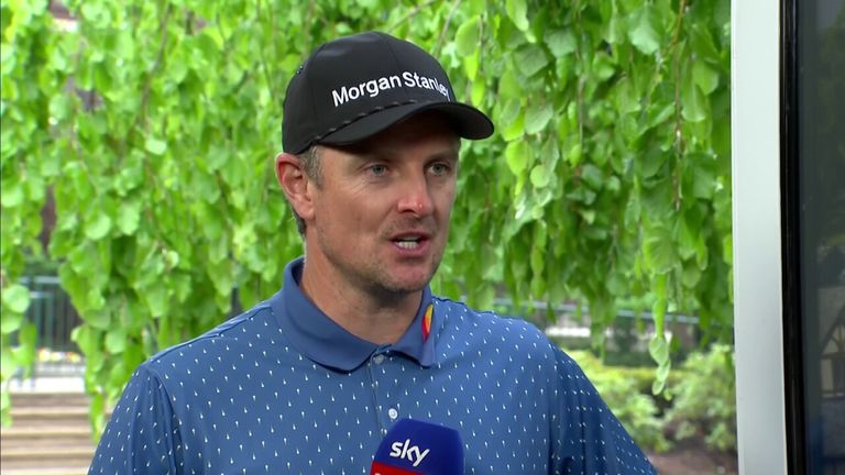 Justin Rose feels he got the best of his round and says he's fighting again to give himself the best opportunity to win a major championship.